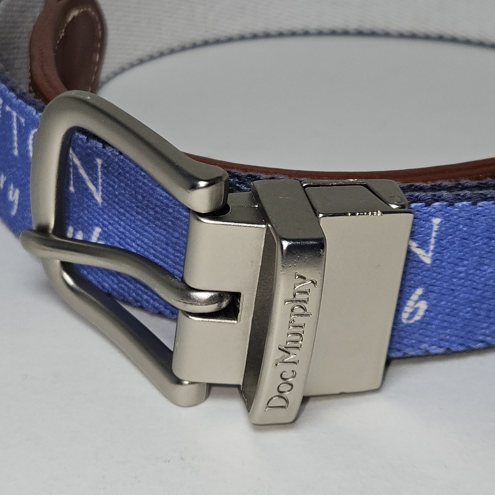 Newton Country Club Mens Golf Belt by Doc Murphy Sz 40 Adjustable Leather - Picture 3 of 7